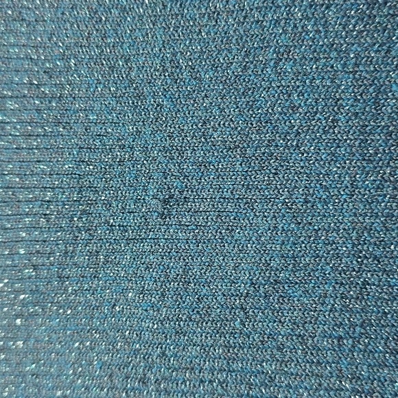 NWT AQUA BLUE BEADED CACHE SLEEVELESS SWEATER. XS - Picture 5 of 7